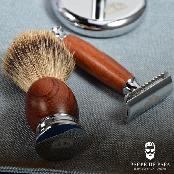 Hommes 2 En 1 Ensemble De Rasage Rasoir Brosse Porte-savon Bol Hommes 2 En 1 Ensemble De Rasage Rasoir Brosse Porte-savon Bol