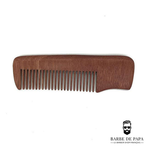 Peigne à Barbe <br> en Bois de Hêtre - Barbe de Papa