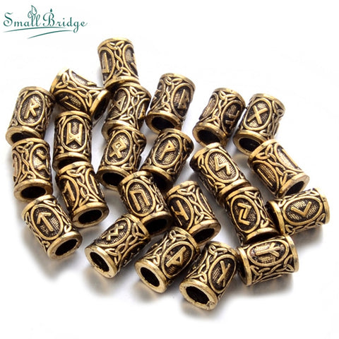 Perle de Barbe <br/> Rune Viking Or - Barbe de Papa