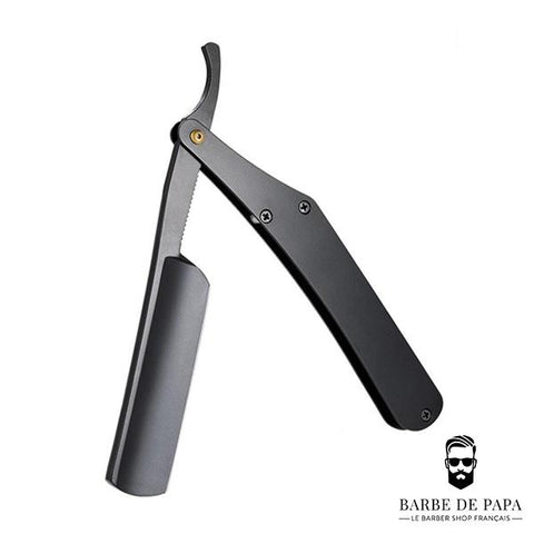 Rasoir Traditionnel <br/> Coupe choux noir - Barbe de Papa